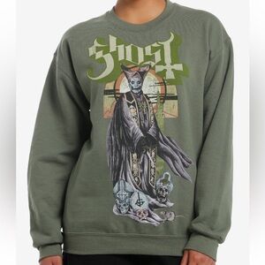 Ghost Papa Emeritus lV Skulls Sweatshirt Hot Topic Nameless Ghoul‎ Impera